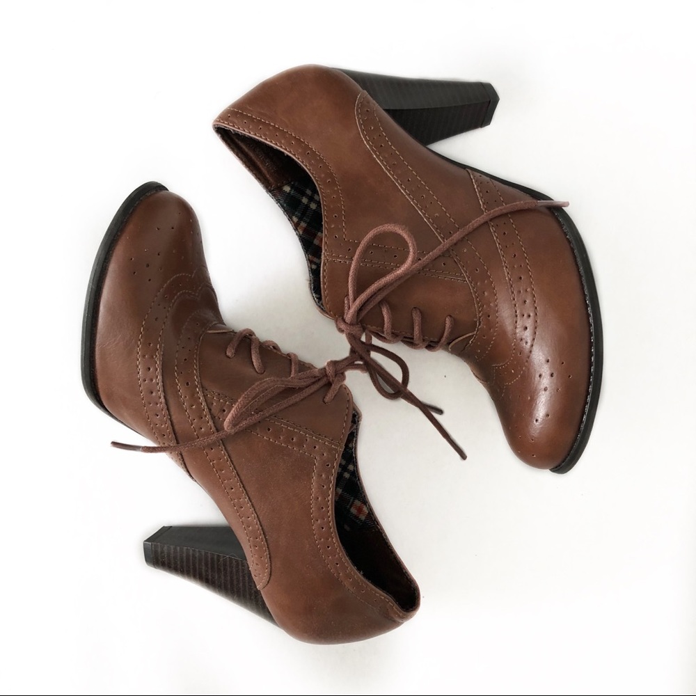 Lace-up Booties